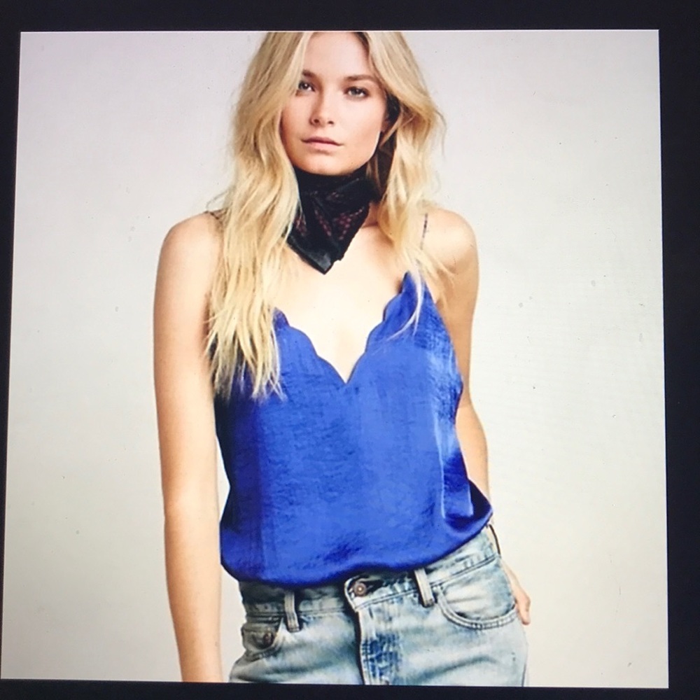 Free People Intimately Scallop Edge Cami